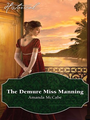 cover image of The Demure Miss Manning